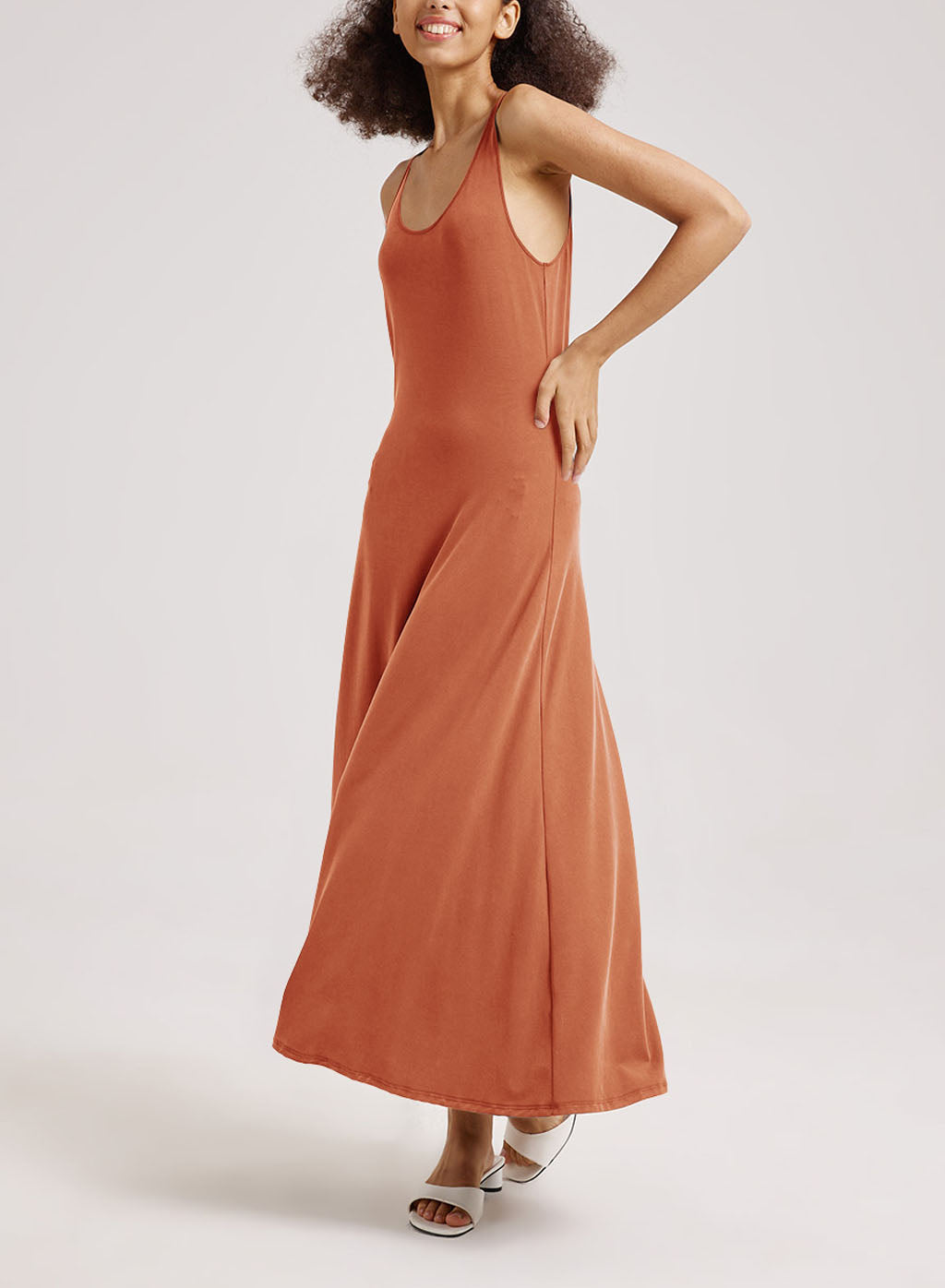 Refresh Maxi Tank Dress - Sepia, L image