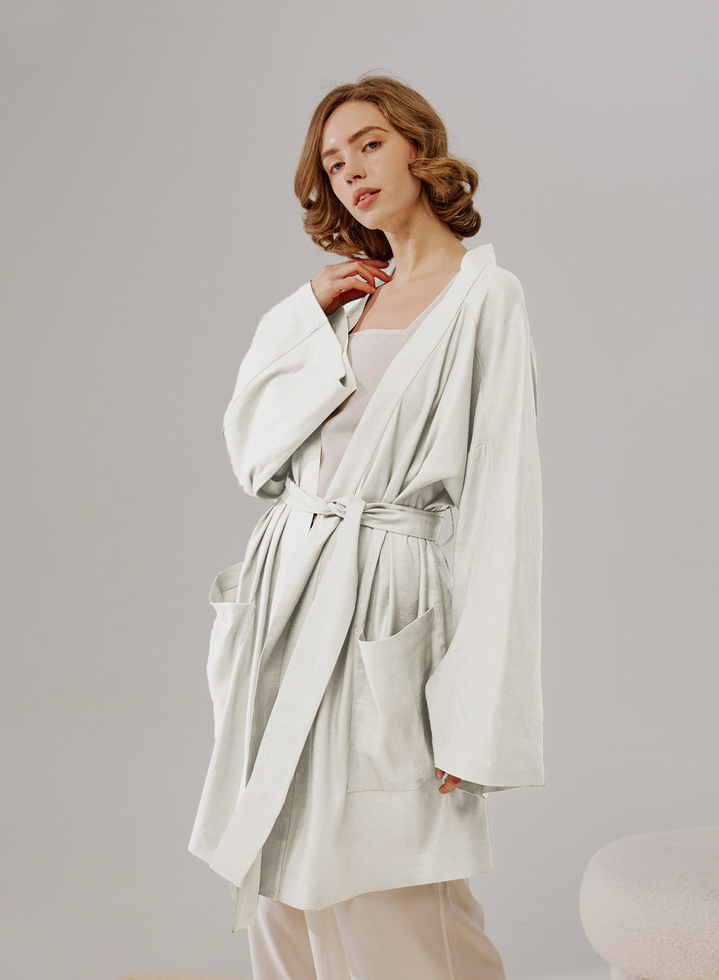 Flowy Linen Robe