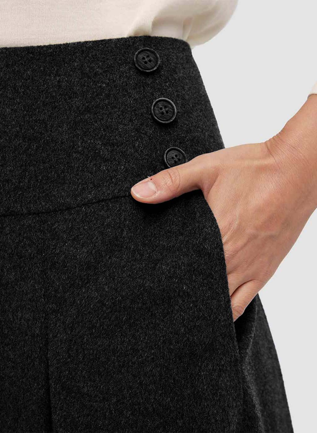 Full-Circle Cashmere Skirt