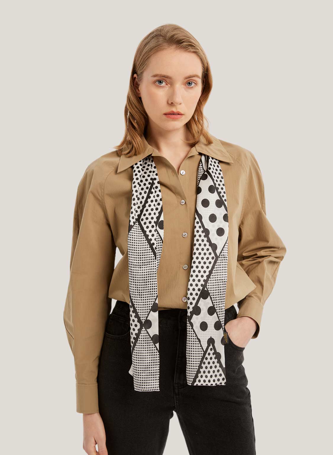 Classic Long-Sleeved Cotton Shirt