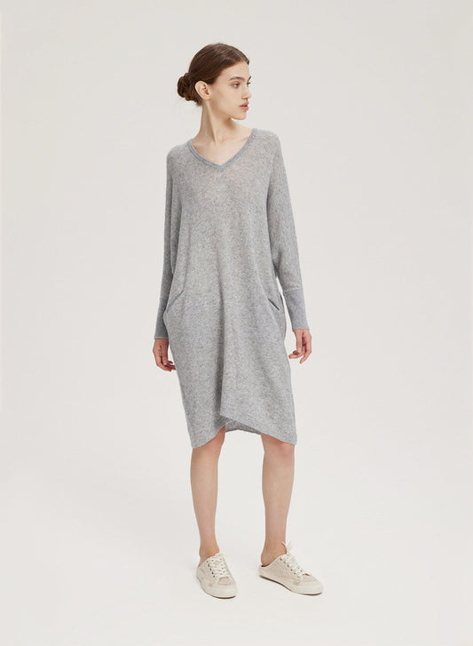 Loose V-Neck Dress