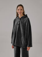 Half-Button Hoodie