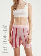 Irregular Stripe Shorts