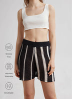 Irregular Stripe Shorts