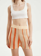 Irregular Stripe Shorts