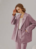Large Peak Lapel Blazer