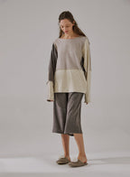 Loose Cropped Pants