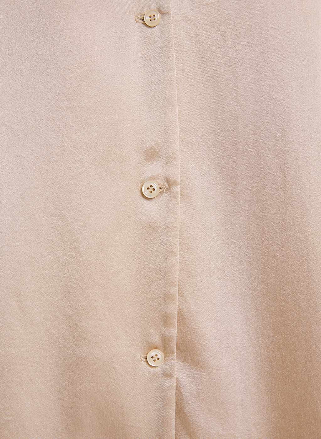 Relaxed Silk Pajama Top