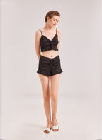Strappy Ruffle Cami Top