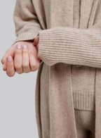 Open-Front Long Cardigan
