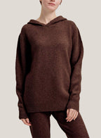 Oversize Drawstring Wool Hoodie