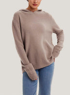 Oversize Drawstring Wool Hoodie