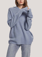 Oversize Drawstring Wool Hoodie