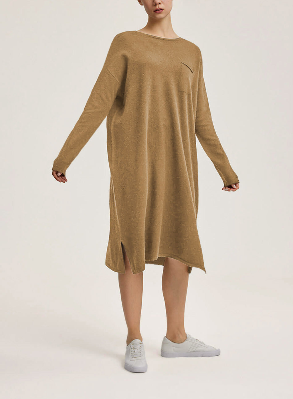 Oversized Wool Dress
