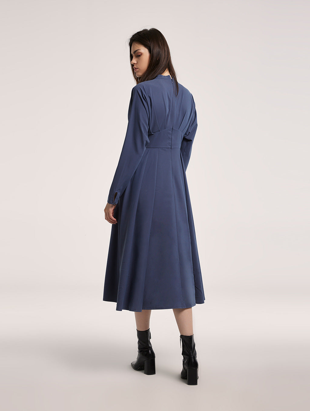 Pleated Modal Dress