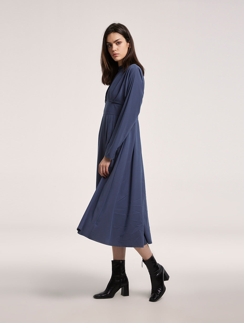 Pleated Modal Dress
