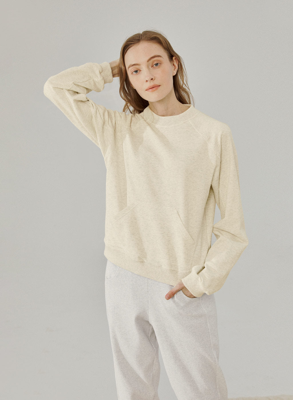 Pocket Cotton Pullover