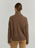 Turtleneck Yak-Wool Pullover