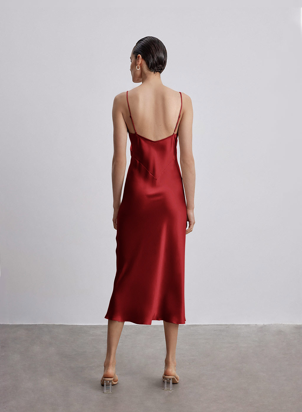 Sandwashed Silk Maxi Slip Dress