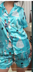 Sexy printed loungewear set