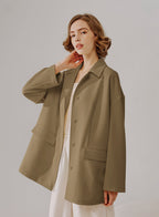Single-Breasted Oversize Blazer