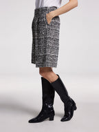 Tweed Bermuda Short