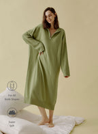 Wool-Cashmere Polo Dress